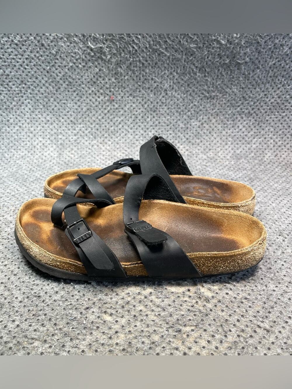 Birkenstock Mayari Black Strap Sandals Size 6.5 Women’s